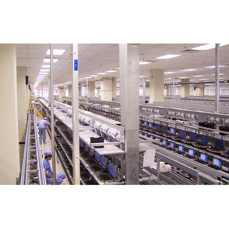 How do automated laptop production lines create a precise and efficient manufacturing model through intelligent technology?